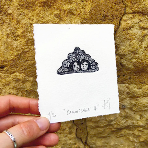 Katell Le Moigne // Atelier du zinc mordu - 4 rue de la Salamandre, 24200 Sarlat-la-Canéda Katell Le Moigne 03